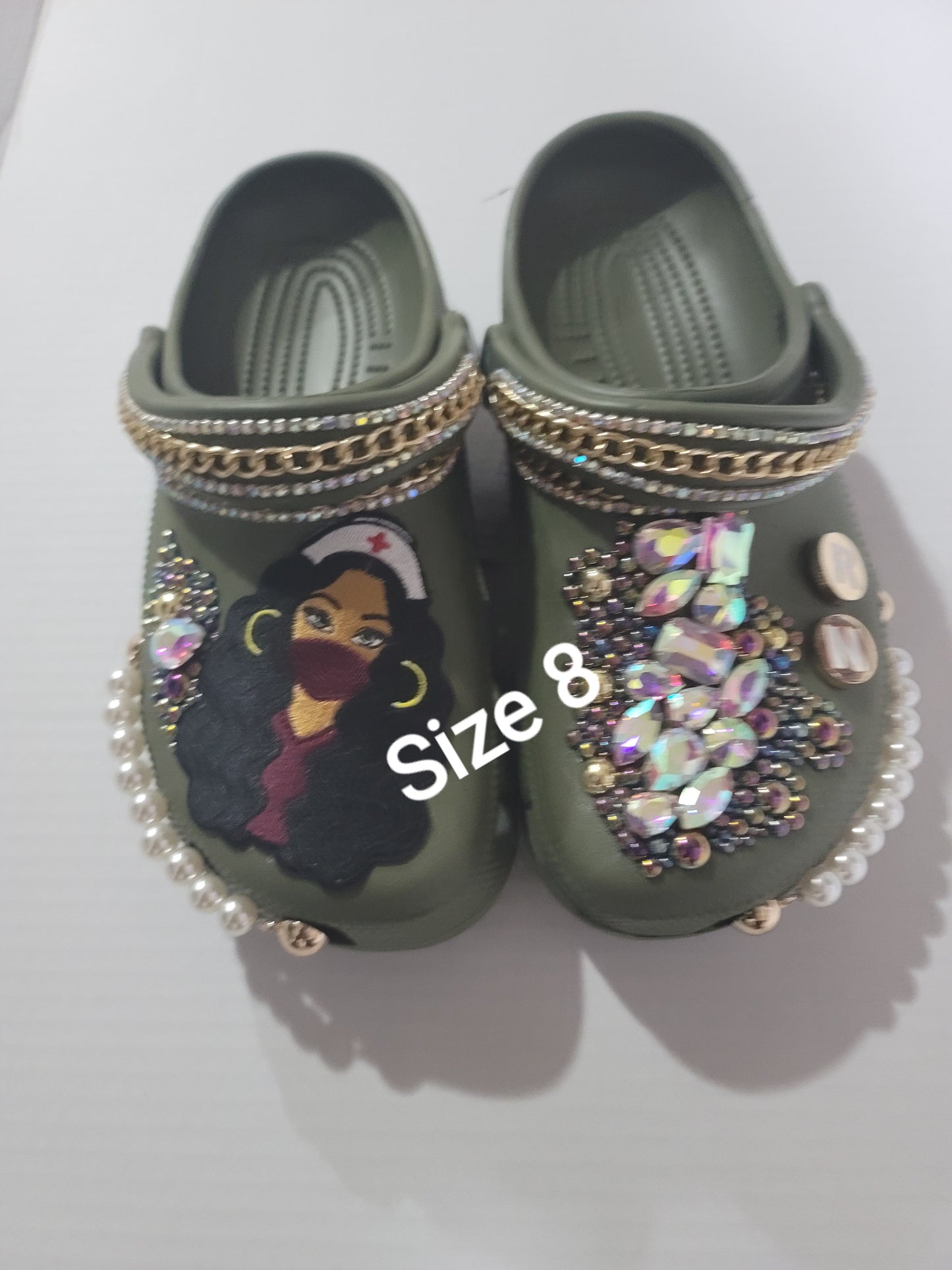 Custom Design Crocs W8